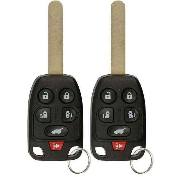 2 NEW Replacement for 2011 2012 2013 Honda Odyssey 6 bts Remote Car Shell Case